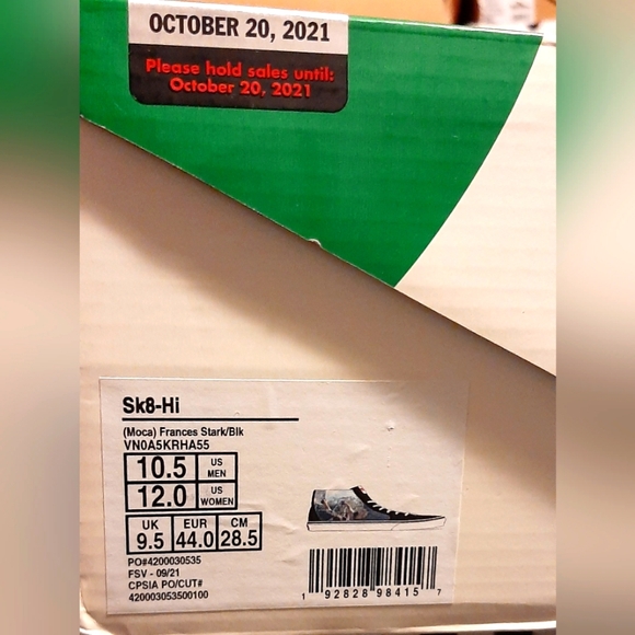 Vans X Moca Frances Stark Sk8-Hi *NWT* - Picture 12 of 12